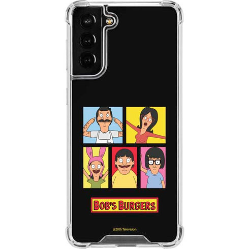 Bobs Burgers Tiles Galaxy S21 FE Clear Case